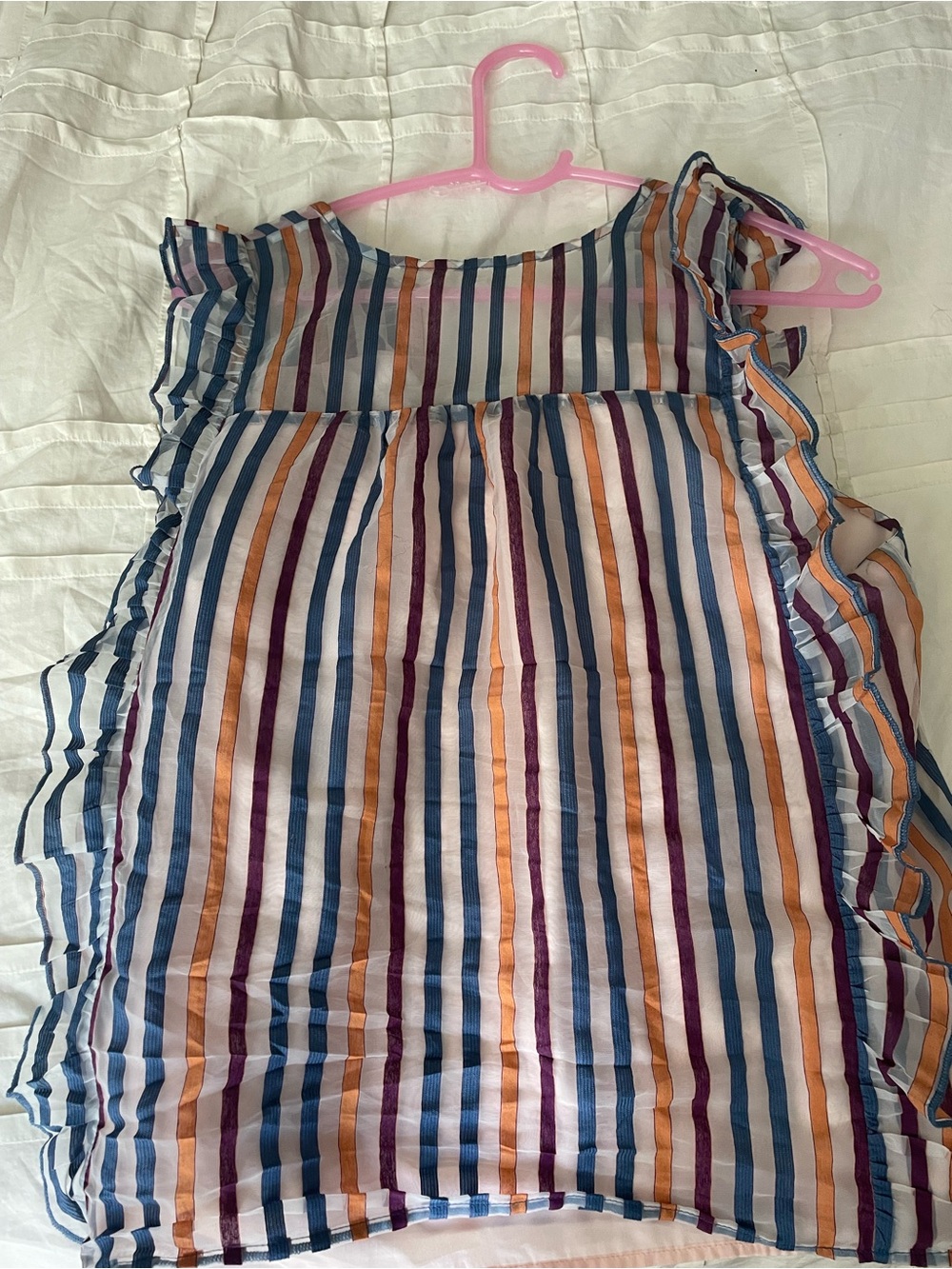 Maeve Anthropologie taffeta ruffle shirt - Picture 2 of 6
